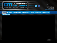 Tablet Screenshot of domburgmotoren.nl